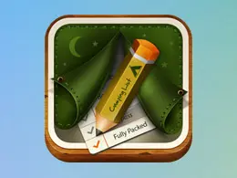 野营清单应用图标设计