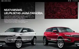 揽胜Evoque拉托维亚网站