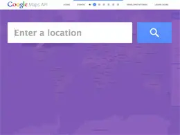 谷歌地图API搜索框设计