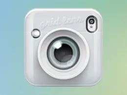 Grid Lens相机图标设计
