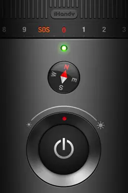 手电筒应用手机界面设计