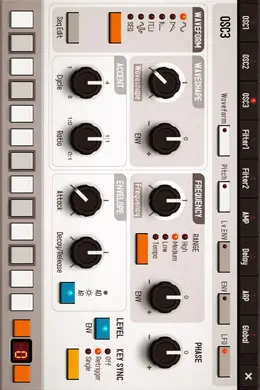 CASSINI合成器手机界面设计