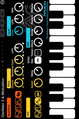 ARGON合成器手机界面设计