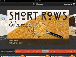 Craftsy视频在线课程iPad应用界面设计