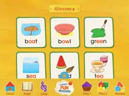 Phonics Fun Readers拼音学习iPad应用界面设计