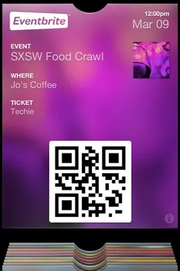 Eventbrite发现活动手机应用界面设计