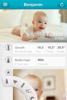 HonestBaby孩子健康管理应用界面设计