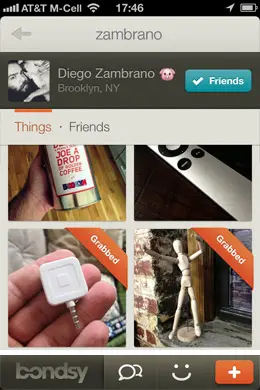 Bondsy购买分享应用界面设计