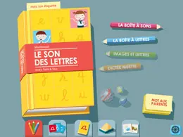 Montessori Letter字母发音iPad教育应用界面设计