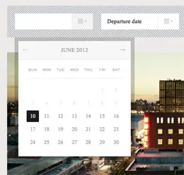威思酒店预订表单设计