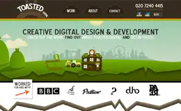 Toasted Digital伦敦网页设计