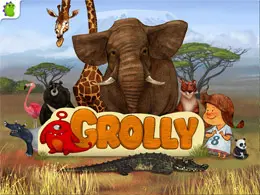 Grolly野生动物图书iPad应用界面设计