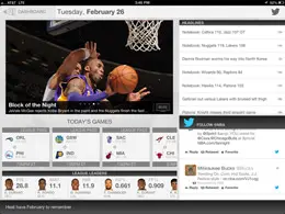 NBA赛事iPad应用界面设计