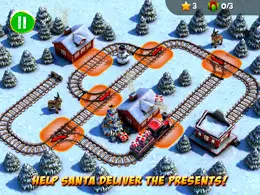 火车危机圣诞iPad游戏界面设计