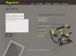 Ripcord Graphics网站联系表单设计