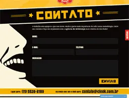 Agencia Cleek网站联系表单设计