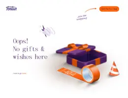 Fontain网站404创意页面设计