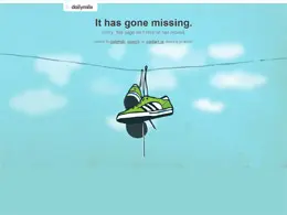 dailymile网站404创意页面设计