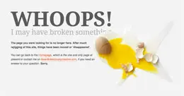 Deliciously Creative网站404创意页面设计