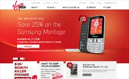 维珍移动，预付手机计划无限的Android智能手机