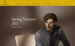 Canali男装品牌网站