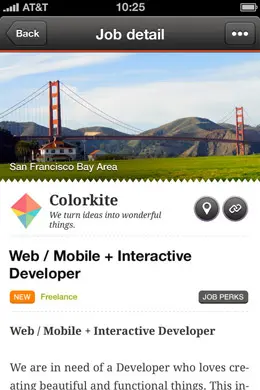 Jobs求职招聘手机应用界面设计