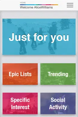 StumbleUpon娱乐手机应用界面设计