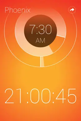 Start by Tack报警和秒表手机应用界面设计