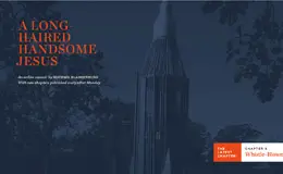 一个长发的英俊耶稣