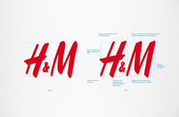 H&M企业VI视觉识别系统设计欣赏