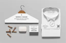 Nordic House干洗店整体形象设计欣赏